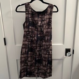 Purple sleeveless mini